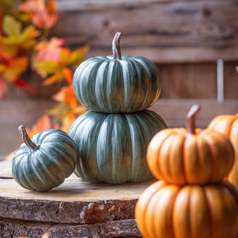 Pumpaserie – Stapelbara Gröna Pumpor 