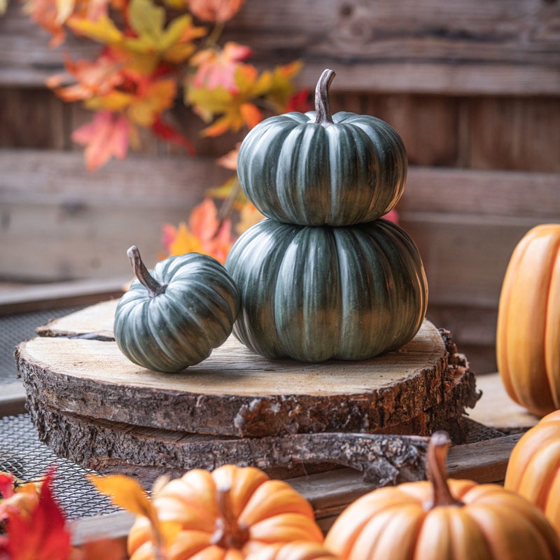 Pumpaserie – Stapelbara Gröna Pumpor 