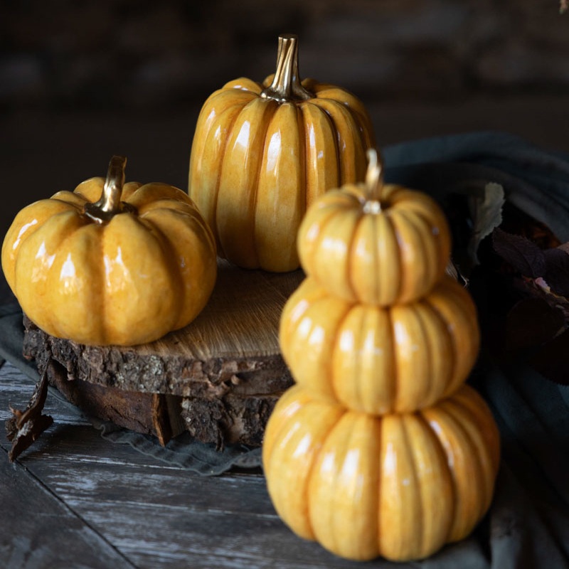 Pumpaserie – Stapelbara Gul Pumpor 