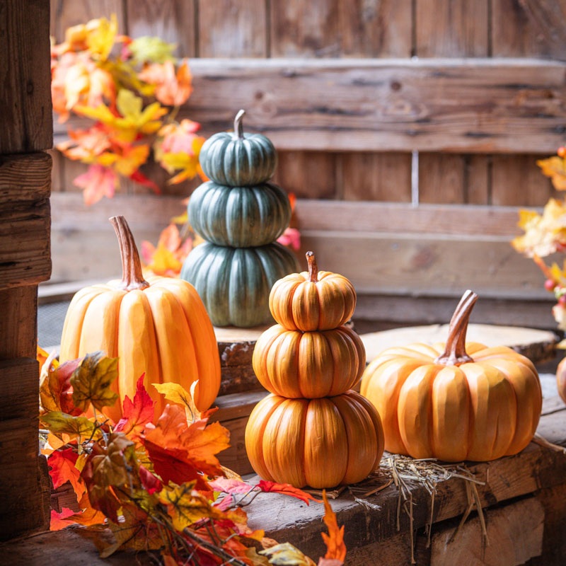 Pumpaserie – Stapelbara Orange Pumpor 