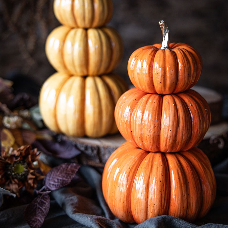Pumpaserie – Stapelbara Orange Pumpor 