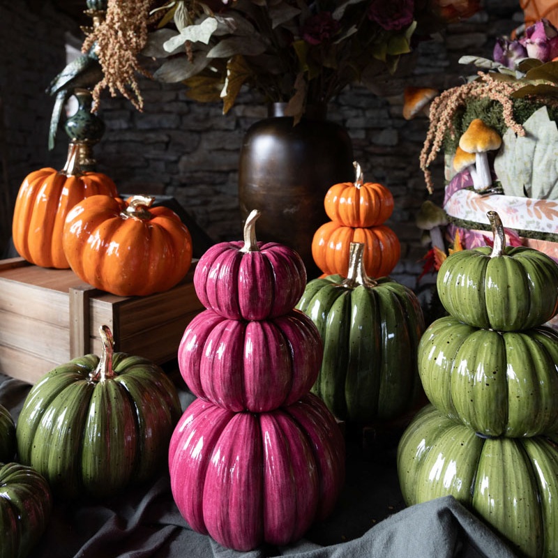 Pumpaserie – Stapelbara Gröna Pumpor 