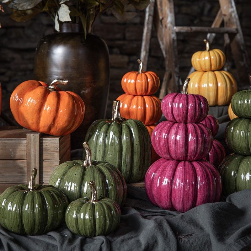 Pumpaserie – Stapelbara Gröna Pumpor 