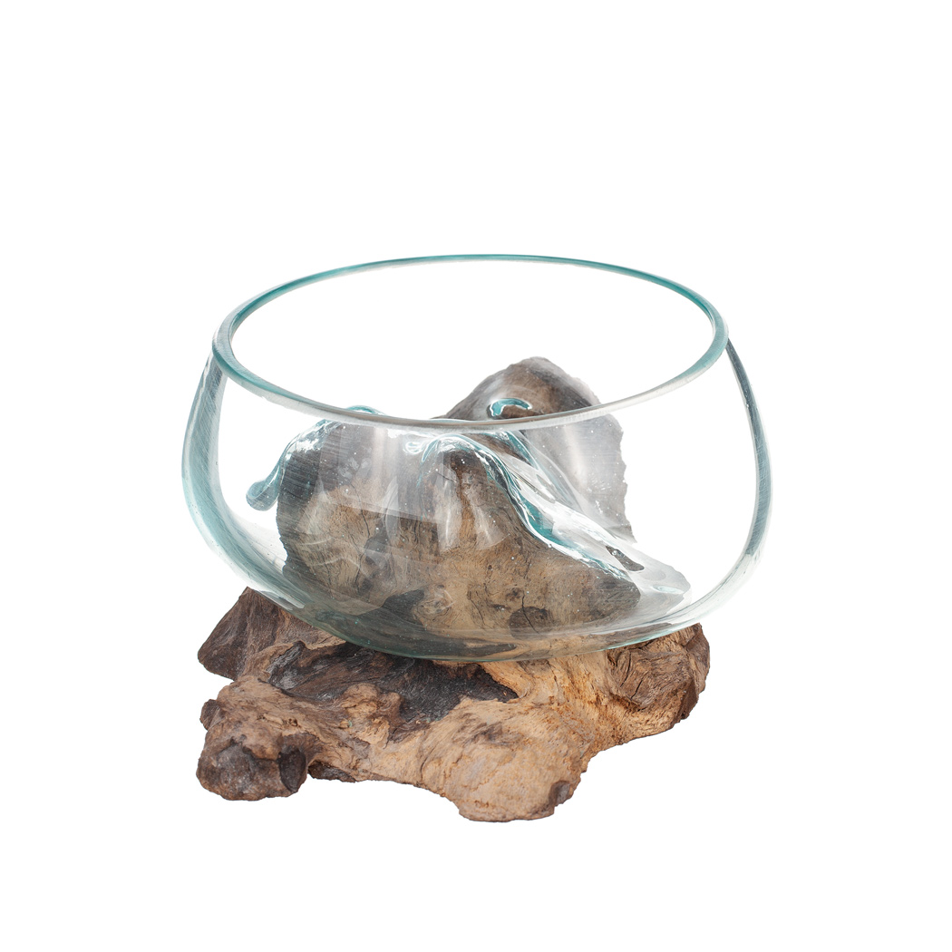 Vidare glasskål på rot Ø15 cm OBS! Förhandsbokning