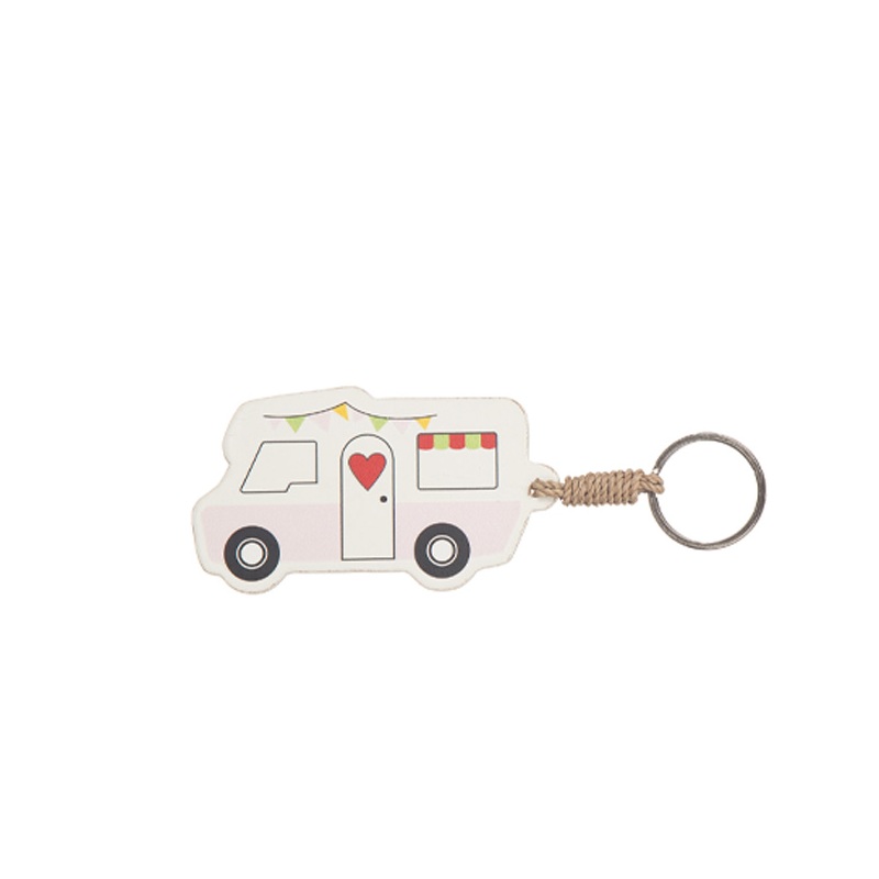 Nyckelring Husbil Rosa