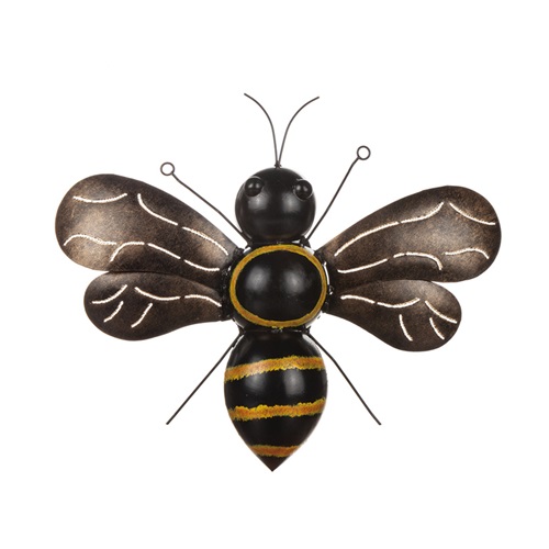 Större humla i hamrad plåt