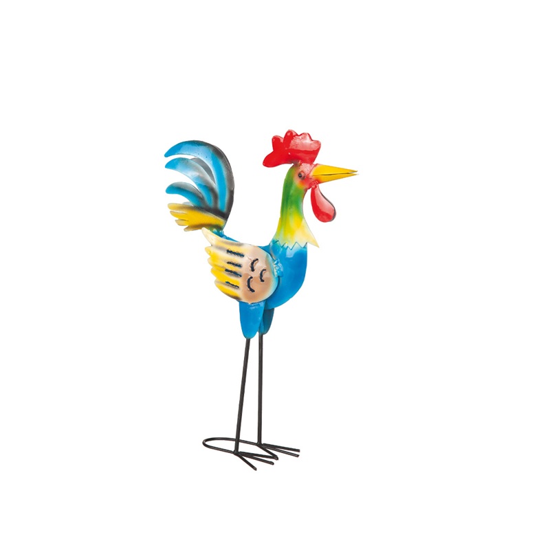 Mindre tupp i hamrad plåt blå