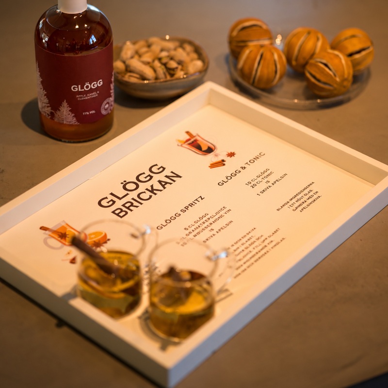 Glöggbricka – Bricka med glöggrecept