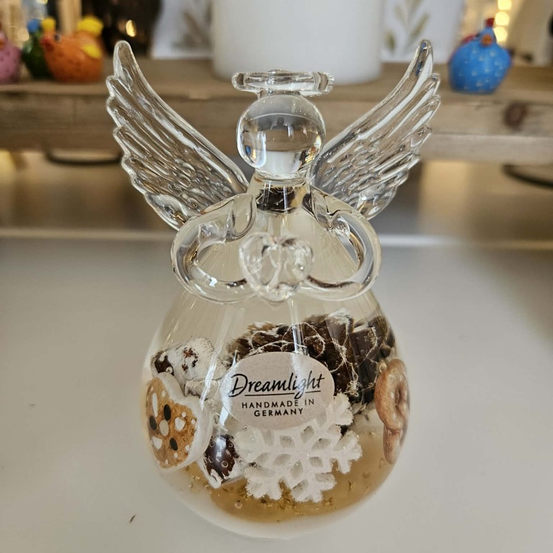 Glasängel – Pepparkaka & vintermotiv