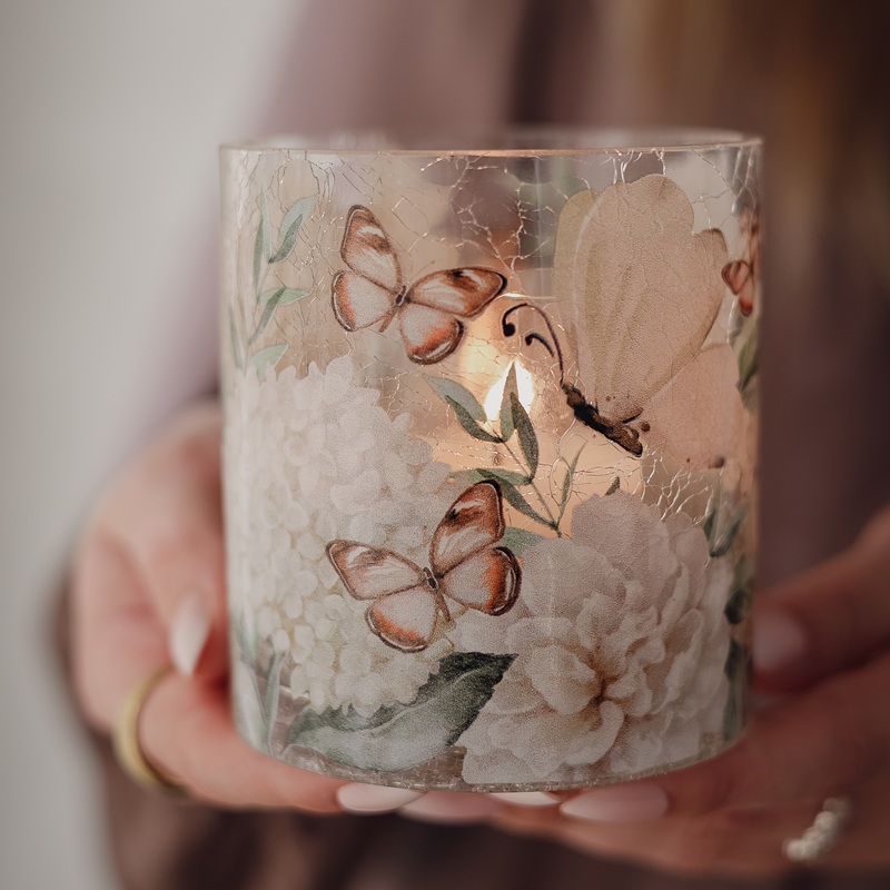 Majas Lykta Hortensia & Butterflies