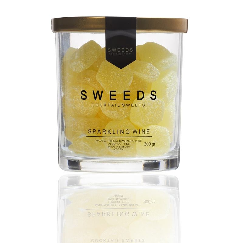 SWEEDS vingummi med mousserande vin från Arilds Vingård