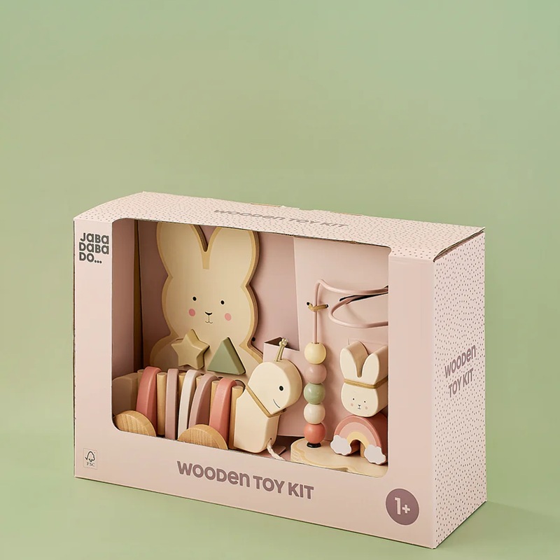 Träleksak Gift set Bunny