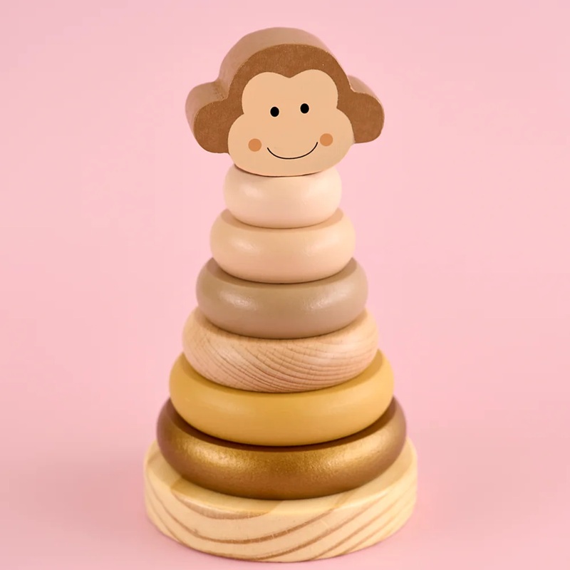 Stapelleksak Monkey 