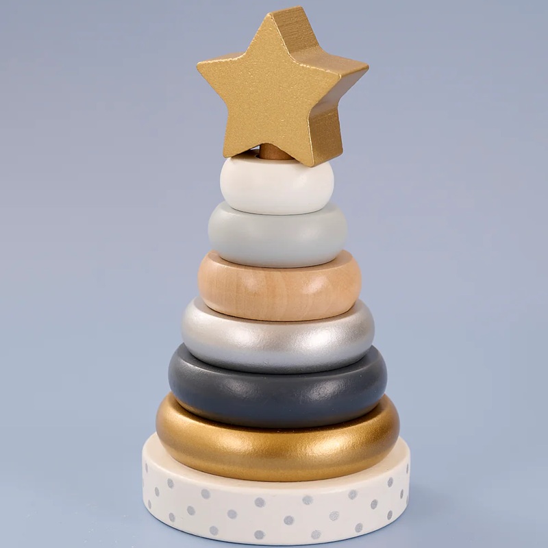 Stapelträleksak Stjärna