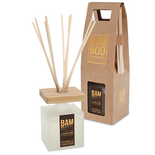 Doftpinnar Bamboo från Heart & Home, dofter av citron, patchouli och guaiac wood