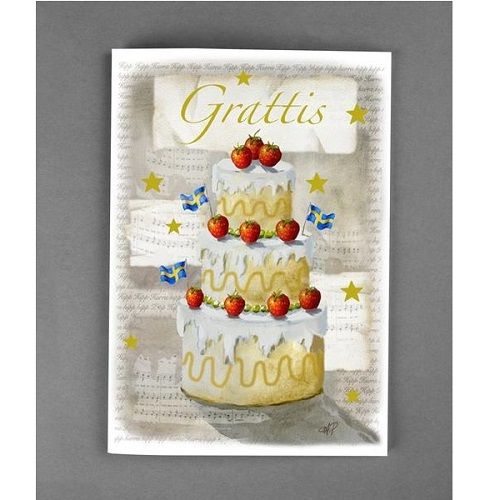 Deluxe kort Grattis