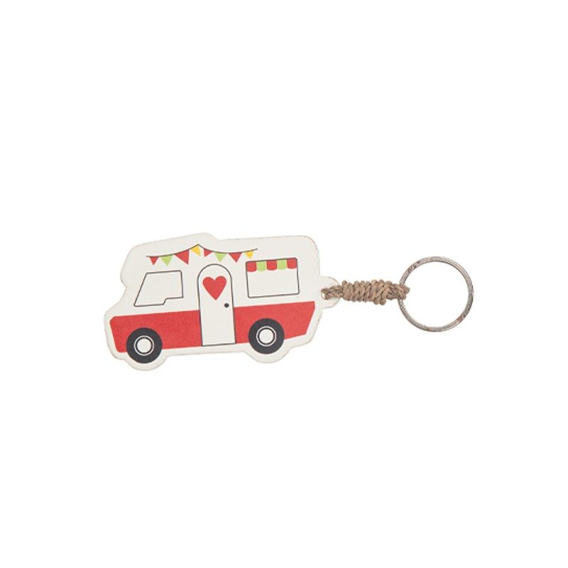 Nyckelring Husbil Röd