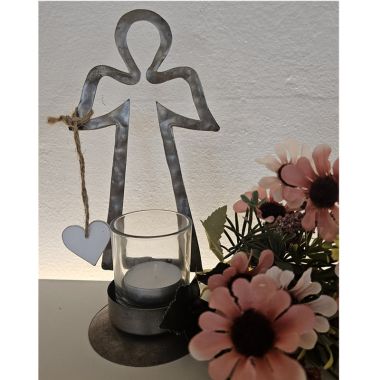<span class="jp_product_title">Ljusstake Ängel i hamrad plåt</span>