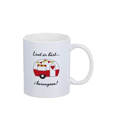 Mugg Husvagn Röd