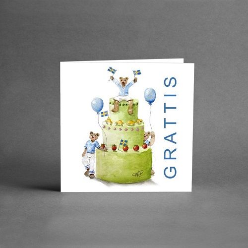Barnkort Grattis
