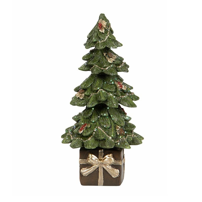 Dekorationsgran med Julklapp