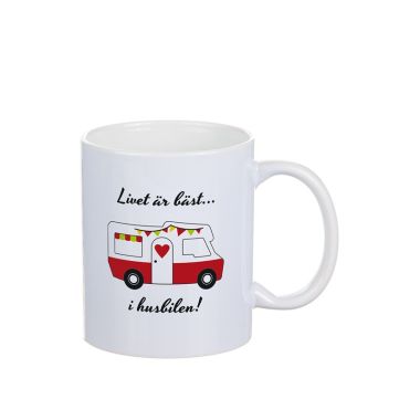 Mugg Husbil Röd