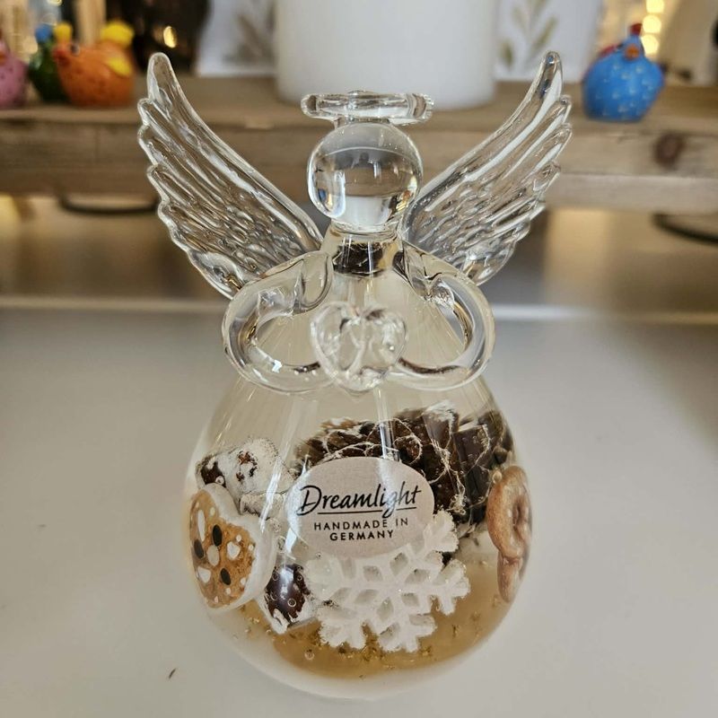 Glasängel – Pepparkaka & vintermotiv