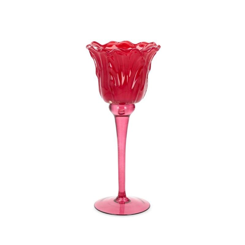 Ljuslykta Blomma på Fot – Röd