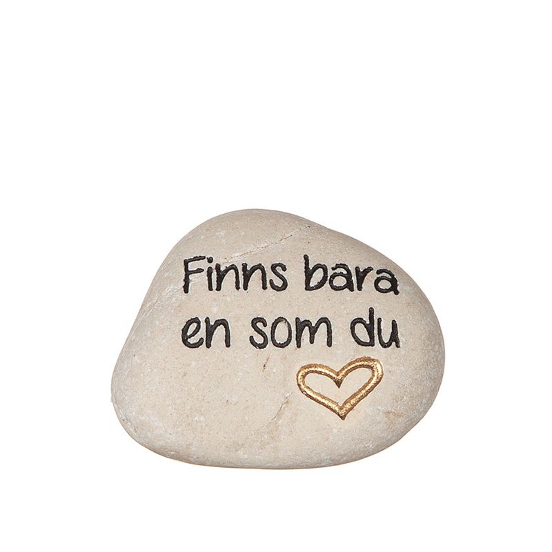 Vit natursten - Finns bara en som du