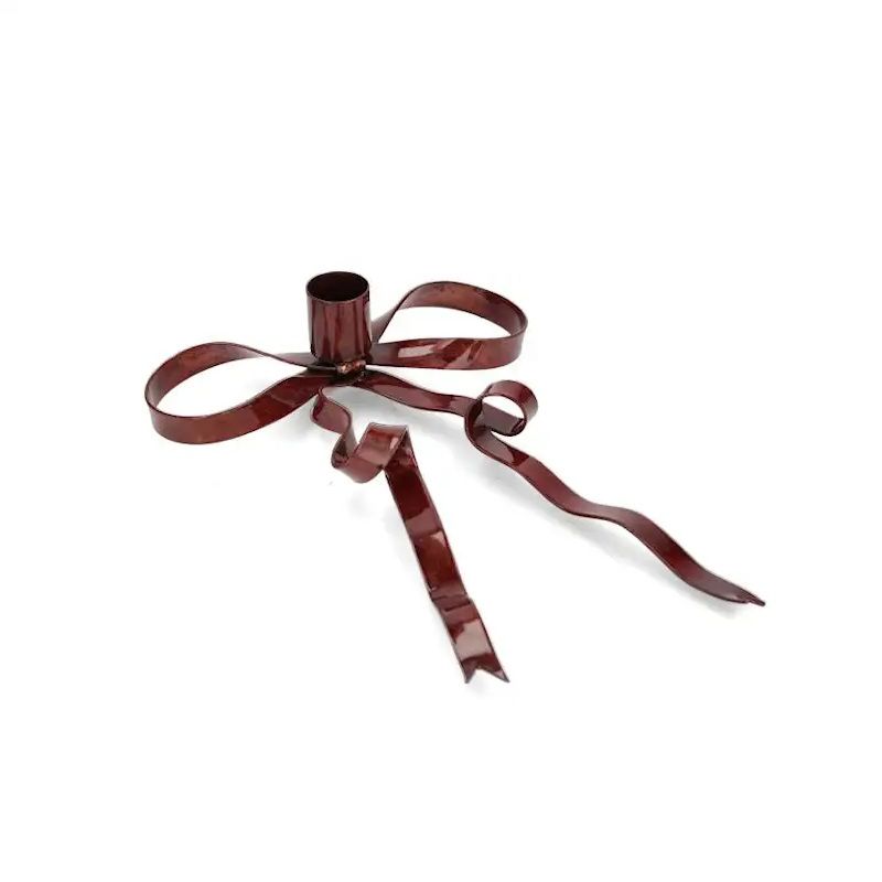Ljusstake Rosett – Röd