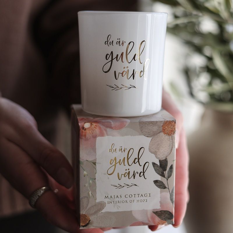 Majas Lykta Du är guld värd... inkl gåvobox OBS! Förhandsbokning