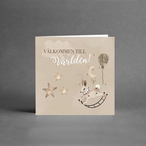 Barnkort- Välkommen till världen