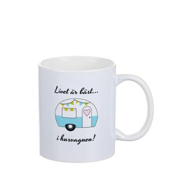 Mugg Husvagn Blå