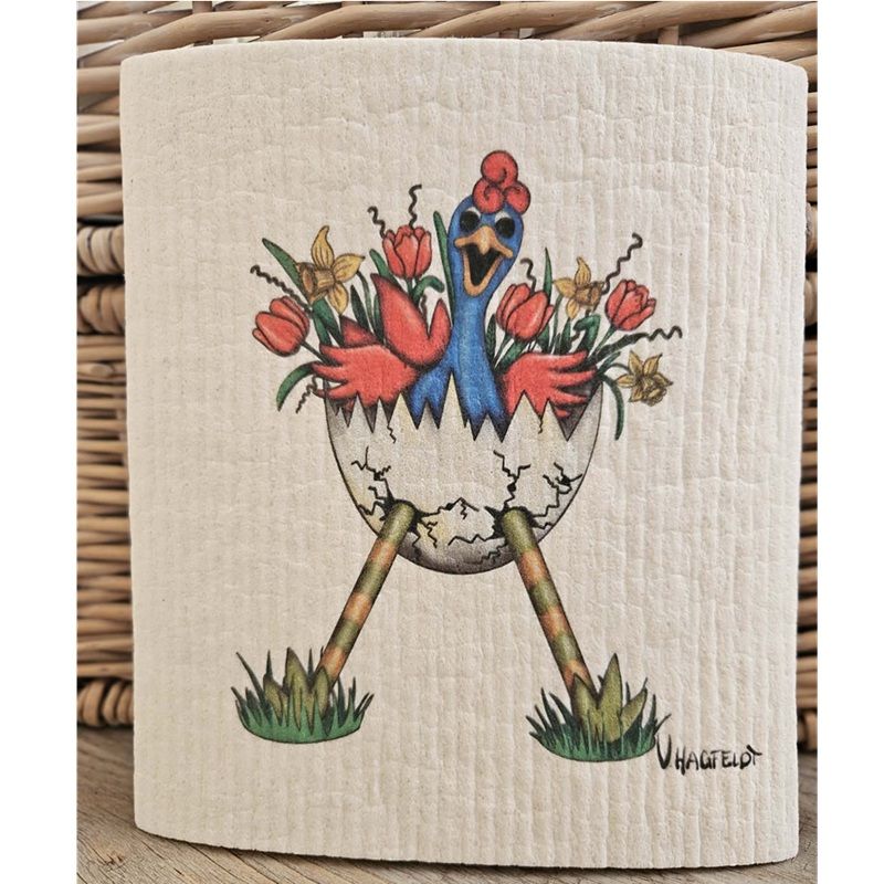 Disktrasa – Blå tupp i ägg