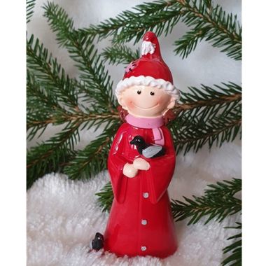 Barfote nisse med domherrar