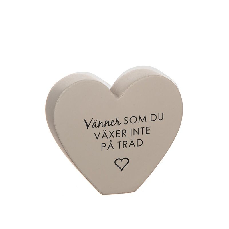 Stående hjärta Vänner som du...