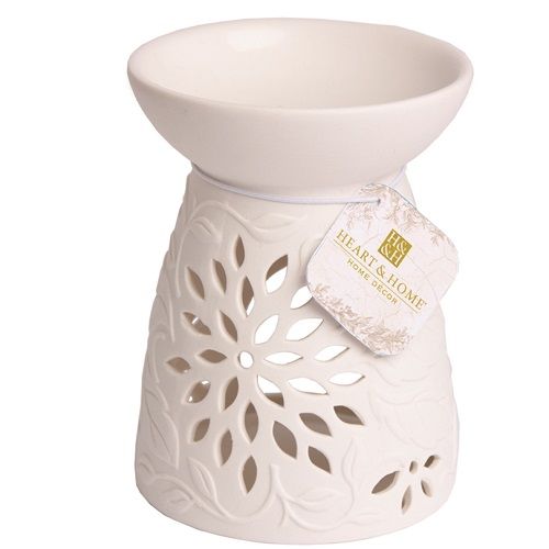 Aromalampa blomster i keramik