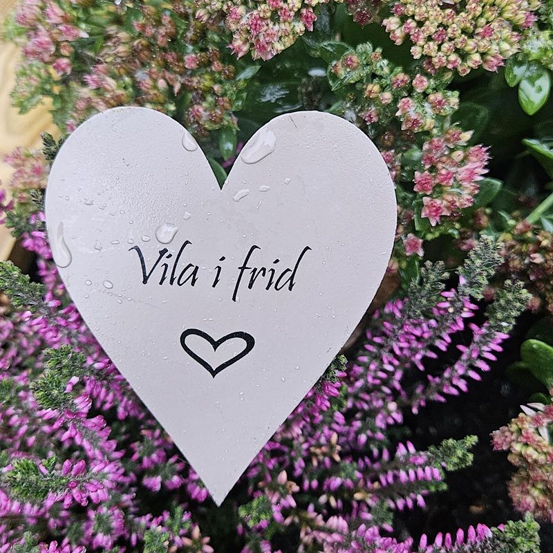 Gravsmyckning Vila i frid